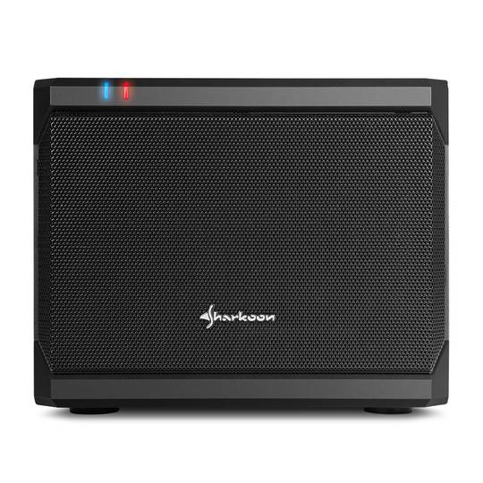 Caixa Sharkoon QB One Mini-ITX amb 2 ports USB 3.0 sense Font d'Alimentació Negra.