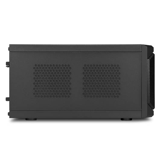 Caixa Sharkoon QB One Mini-ITX amb 2 ports USB 3.0 sense Font d'Alimentació Negra.