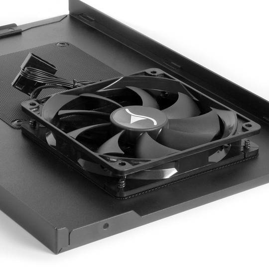 Caixa Sharkoon QB One Mini-ITX amb 2 ports USB 3.0 sense Font d'Alimentació Negra.