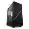 Boîtier Sharkoon RGB Flow ATX avec 2 ports USB 3.0 sans alimentation.