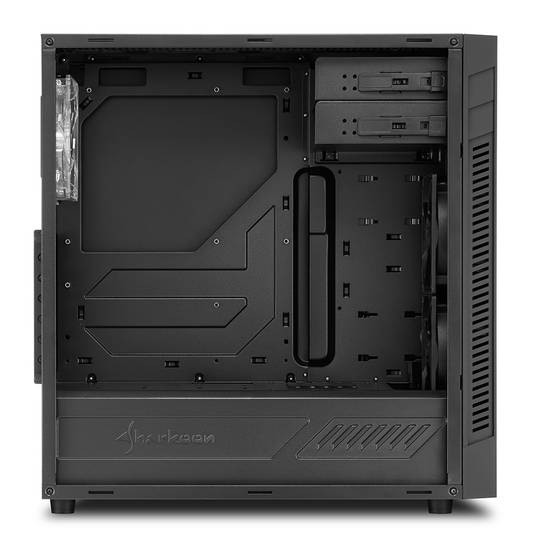 Sharkoon S25-W ATX-behuizing met 2 USB 3.0-poorten zonder voeding.