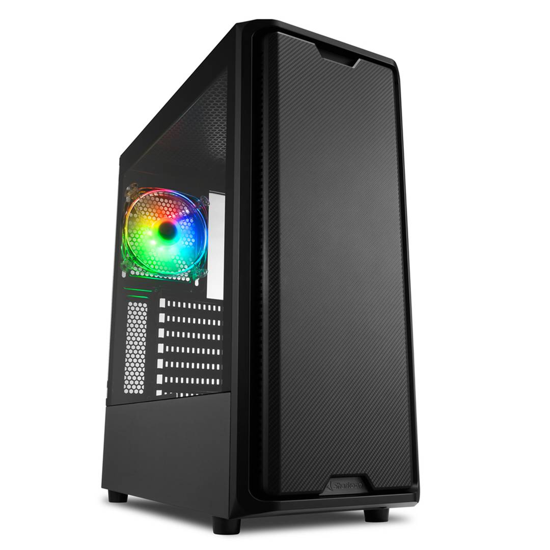 Caja ATX Sharkoon SK3 con 2 Puertos USB3.0 sin Fuente de Luz RGB.