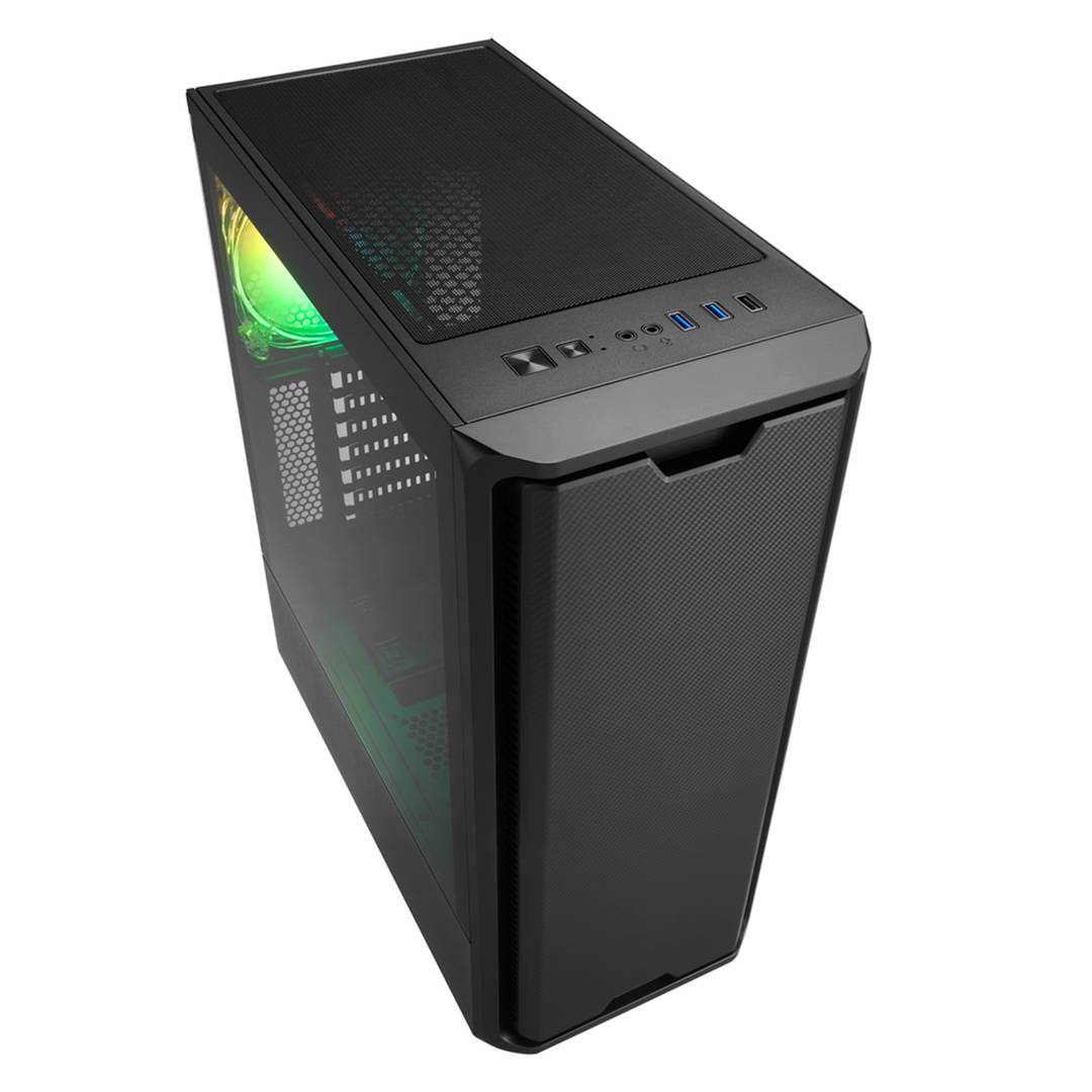 Caja ATX Sharkoon SK3 con 2 Puertos USB3.0 sin Fuente de Luz RGB.