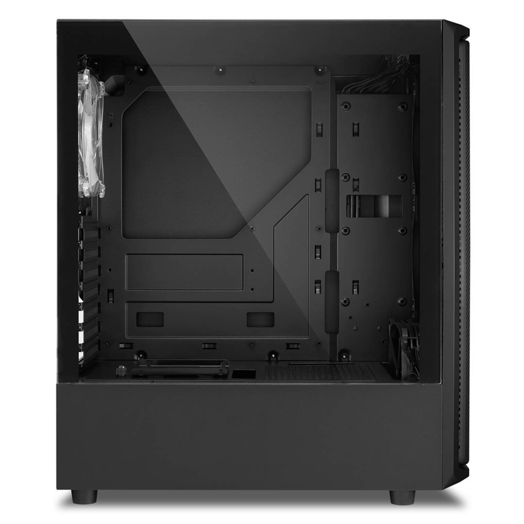 Caja ATX Sharkoon SK3 con 2 Puertos USB3.0 sin Fuente de Luz RGB.
