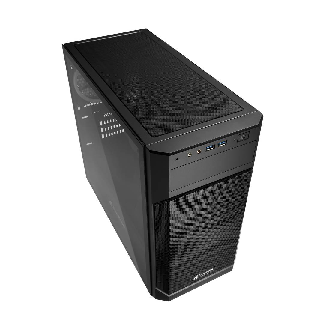 Caixa Sharkoon V1000 MATX amb 2 Ports USB 3.0 sense Font de Llum RGB.