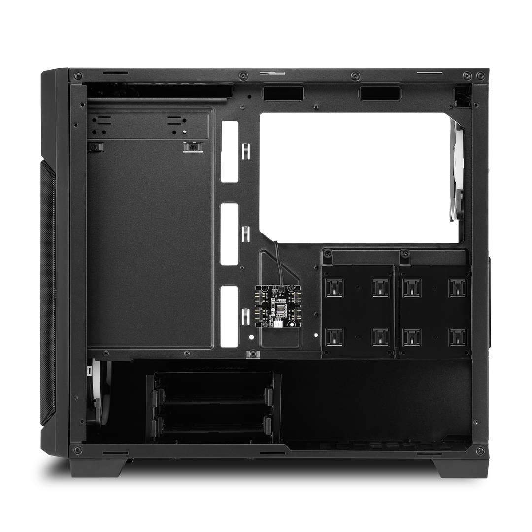 Caixa Sharkoon V1000 MATX amb 2 Ports USB 3.0 sense Font de Llum RGB.