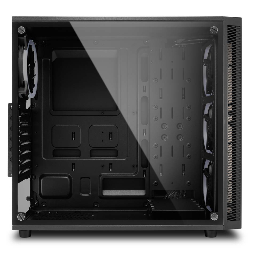 Caixa ATX Sharkoon TG4 RGB amb 2 ports USB 3.0 sense font d'alimentació.