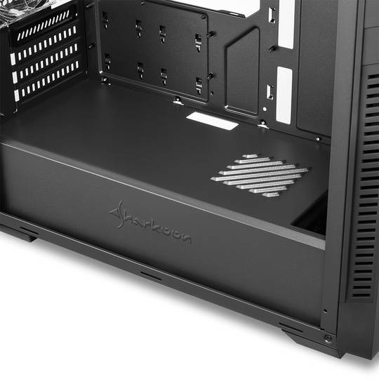 Sharkoon S1000 MATX Case met 2 USB 3.0 Poorten zonder Voeding Zwart