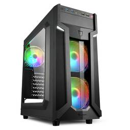 Obudowa Sharkoon VG6-W RGB ATX z 2 portami USB 3.0 bez zasilacza.