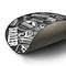 Tapis de chaise de jeu Sharkoon Skiller SFM10 en couleur noire de 120 cm