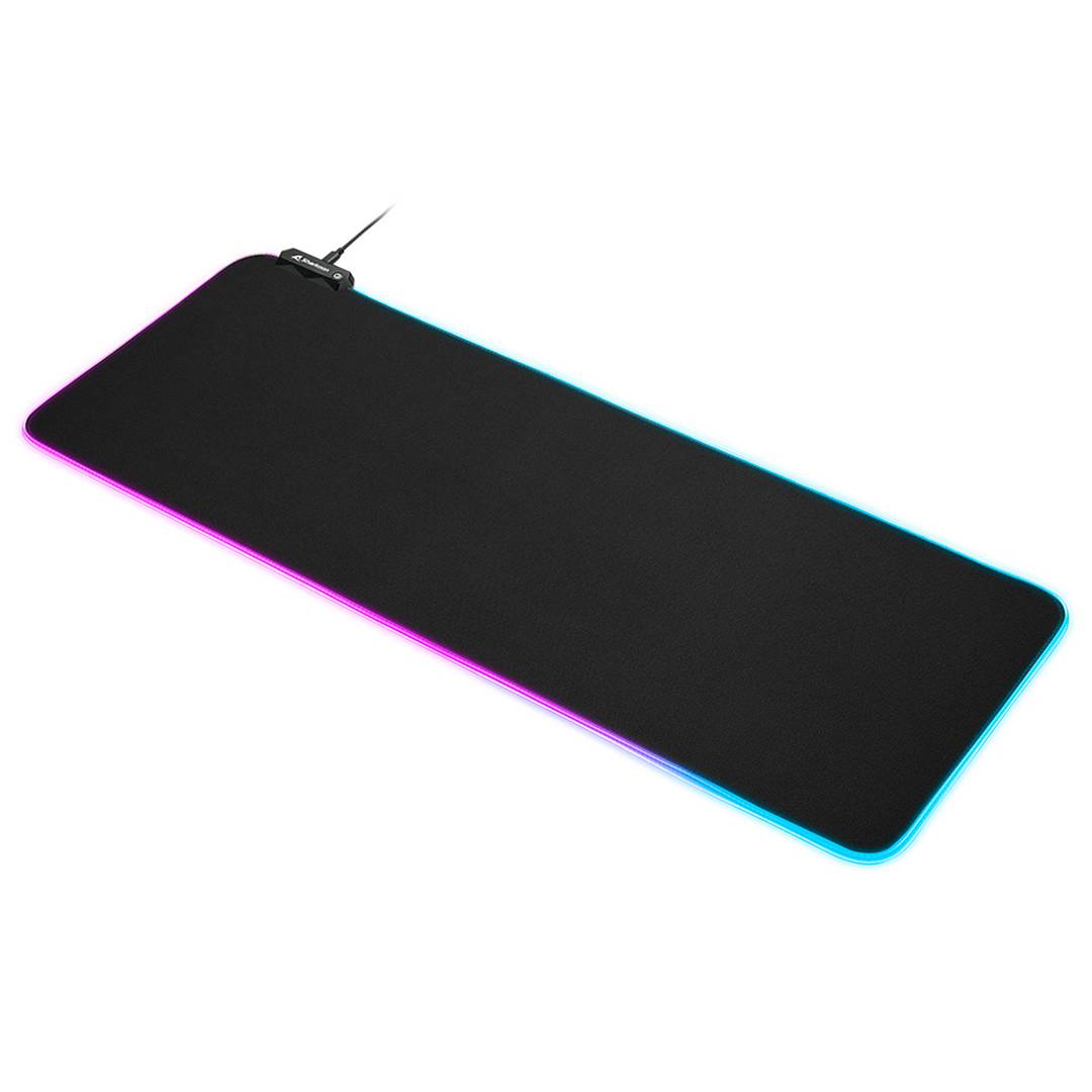 Tappetino per mouse da gioco Sharkoon 1337 RGB V2 800 in nero