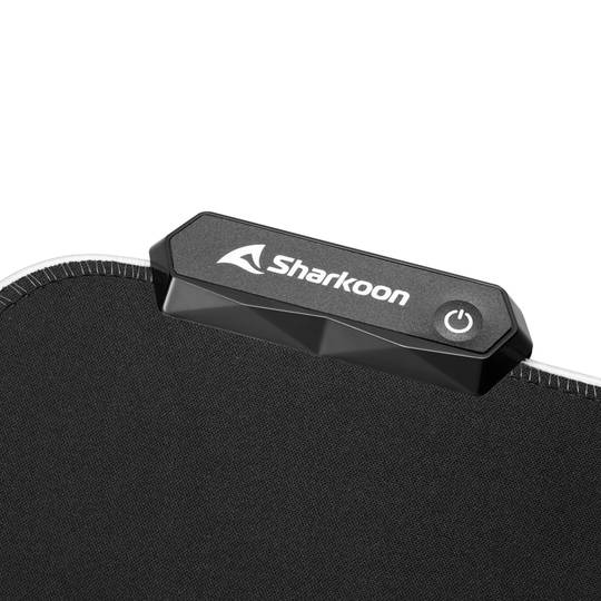Tappetino per mouse da gioco Sharkoon 1337 RGB V2 800 in nero