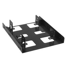Adaptador Sharkoon 3,5" para 2 SSD em Preto.