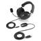 Fones de ouvido gamer Sharkoon B2 preto com microfone