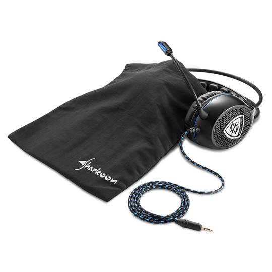 Casque Sharkoon Skiller SGH1 Gamer avec microphone de couleur noire