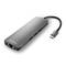 Sharkoon USB 3.0 Type C Hub with Card Reader, HDMI Output in Gray