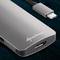 Sharkoon Hub USB 3.0 Type C avec HDMI en gris aluminium
