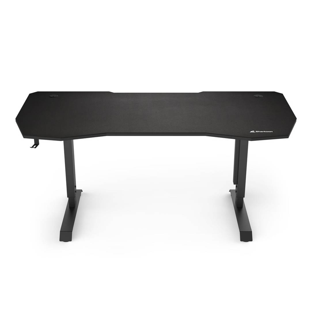 Mesa de jogos Sharkoon Skiller SGD20 com carpete preto integrado