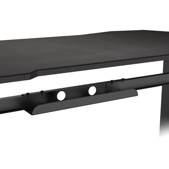 Mesa de jogos Sharkoon Skiller SGD20 com carpete preto integrado