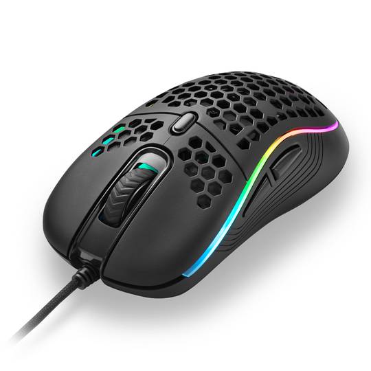 Sharkoon Light2 S RGB Gaming Mouse in Black