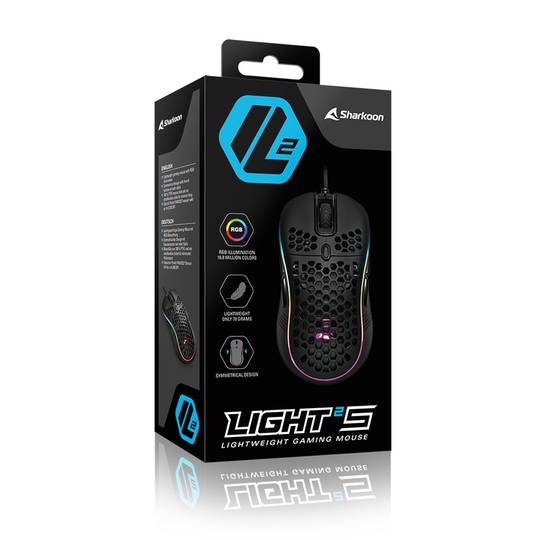 Sharkoon Light2 S RGB Gaming Mouse in Black