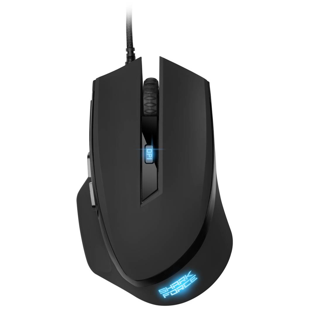 Ratolí Gaming Sharkoon Shark Force II en Color Negre, USB
