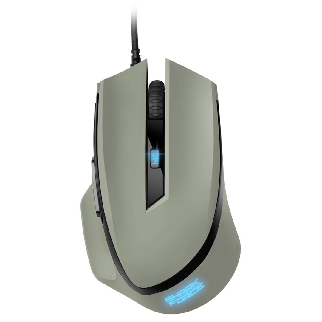 Sharkoon Shark Force II Gaming Mouse in Gray Color with USB