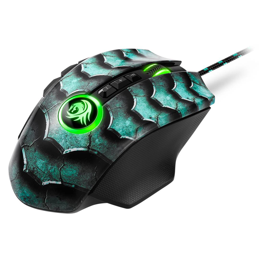 Sharkoon Drakonia II Zielona mysz USB do gier