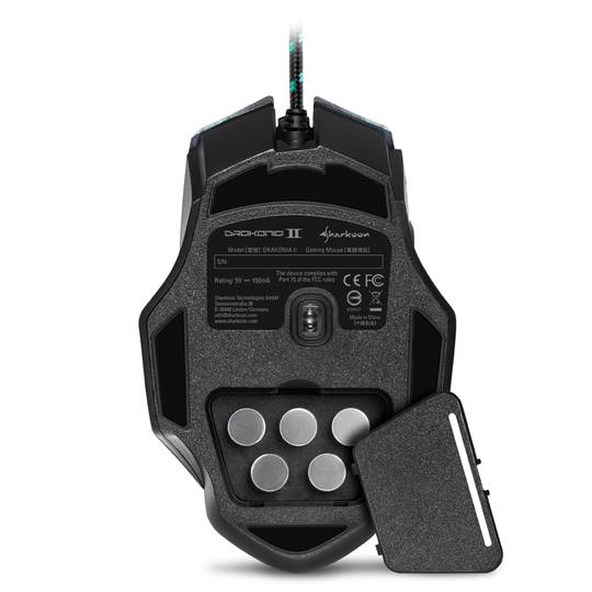 Sharkoon Drakonia II Zielona mysz USB do gier