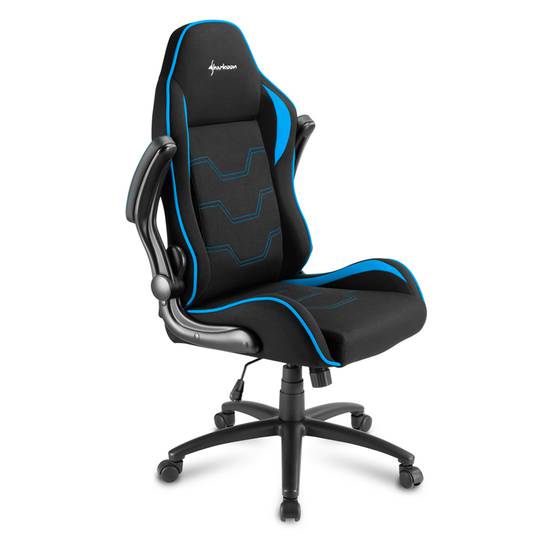 Sedia da gioco Sharkoon Elbrus 1 in nero e blu