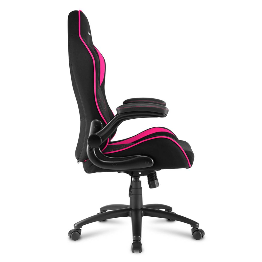 Chaise de jeu Sharkoon Elbrus 1 en noir et rose