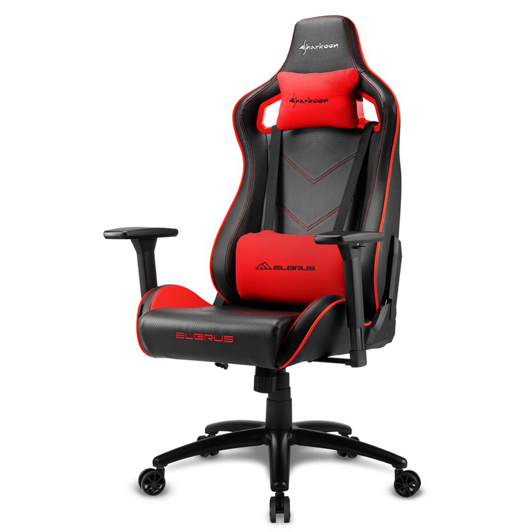 Silla Gaming Sharkoon Elbrus 2 en Negro y Rojo