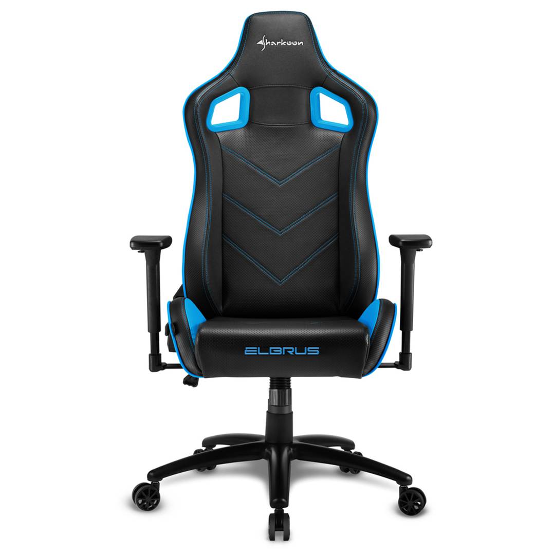 Sedia da gioco Sharkoon Elbrus 2 in nero e blu