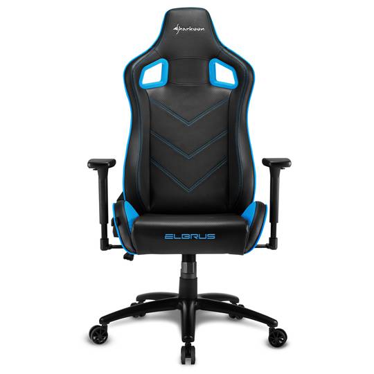 Sedia da gioco Sharkoon Elbrus 2 in nero e blu
