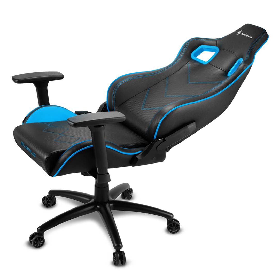 Sedia da gioco Sharkoon Elbrus 2 in nero e blu