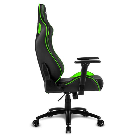 Cadeira para jogos Sharkoon Elbrus 2 em preto e verde