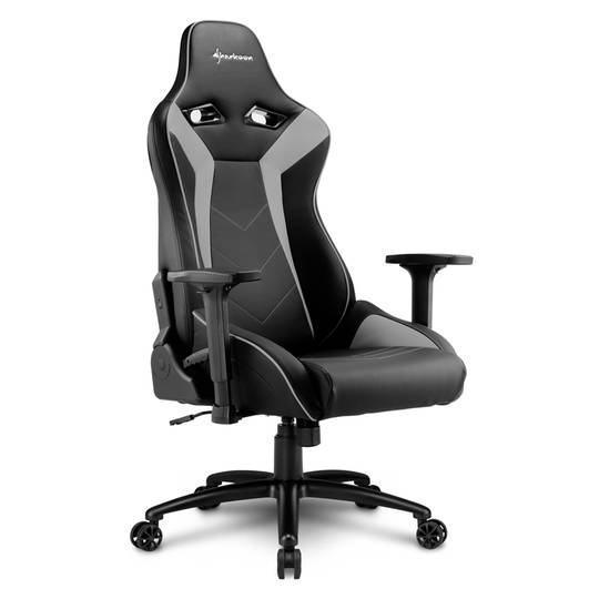 Silla Gaming Sharkoon Elbrus 3 en Negro y Gris