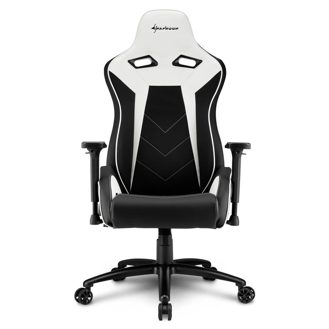 Cadeira para jogos Sharkoon Elbrus 3 em preto e branco