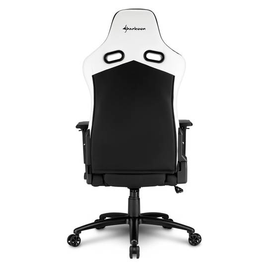 Cadeira para jogos Sharkoon Elbrus 3 em preto e branco