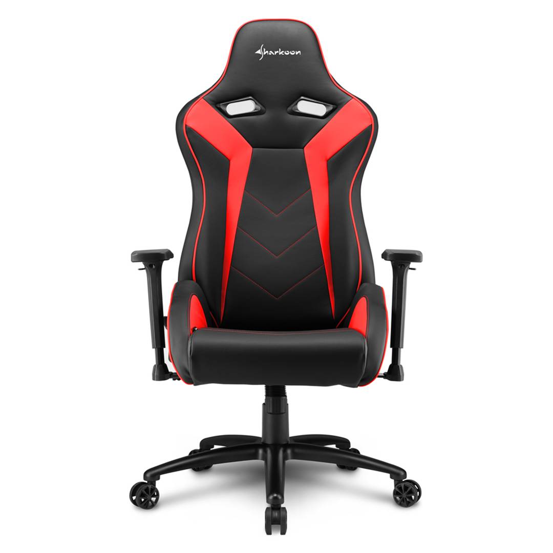 Cadeira para jogos Sharkoon Elbrus 3 em preto e vermelho