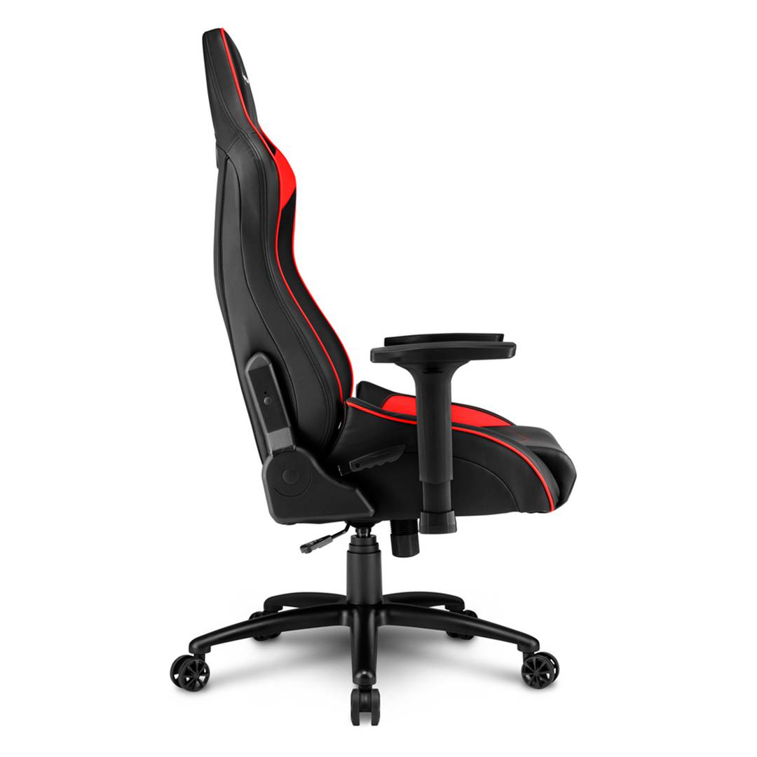 Cadeira para jogos Sharkoon Elbrus 3 em preto e vermelho