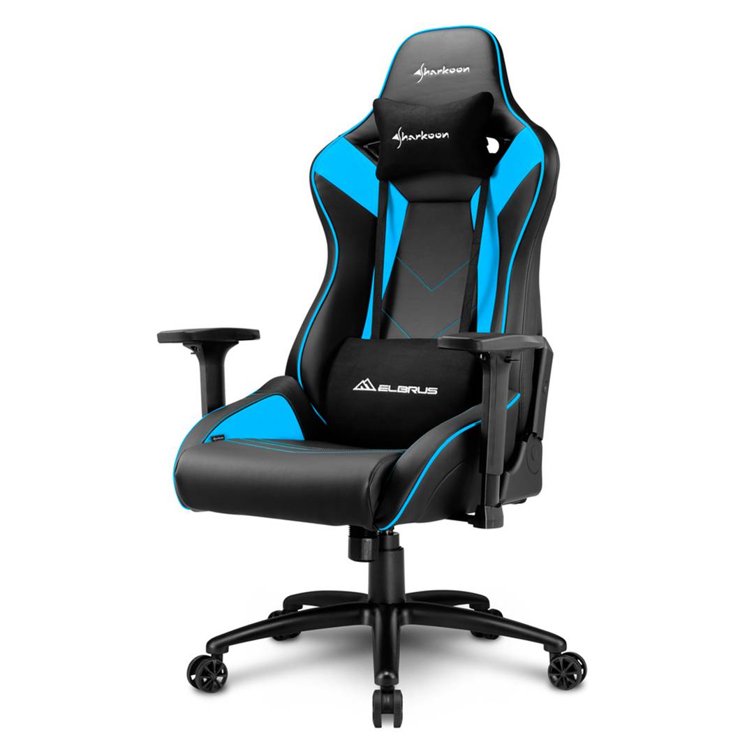 Silla Gaming Sharkoon Elbrus 3 en Negro y Azul