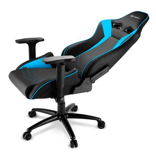 Silla Gaming Sharkoon Elbrus 3 en Negro y Azul