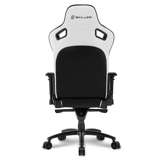 Sedia da gioco Sharkoon Skiller SGS4 in bianco e nero