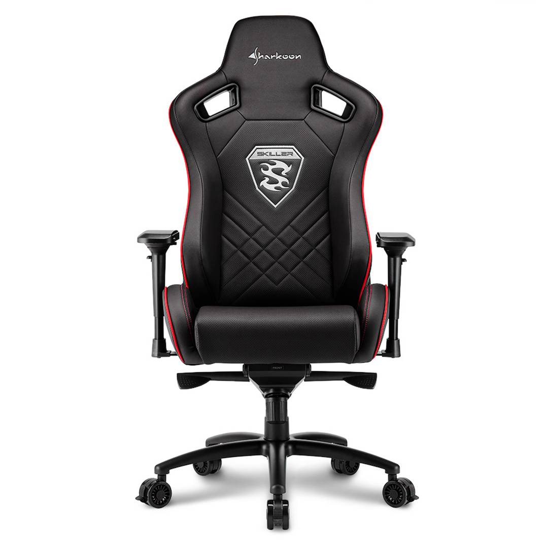 Fotel gamingowy Sharkoon Skiller SGS4 w kolorze czarno-czerwonym