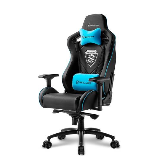 Sharkoon Skiller SGS4 Gaming-Stuhl in Schwarz und Blau