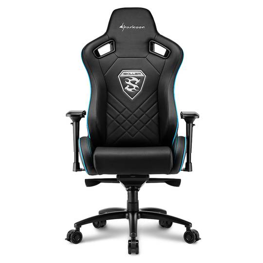 Sharkoon Skiller SGS4 Gaming-Stuhl in Schwarz und Blau