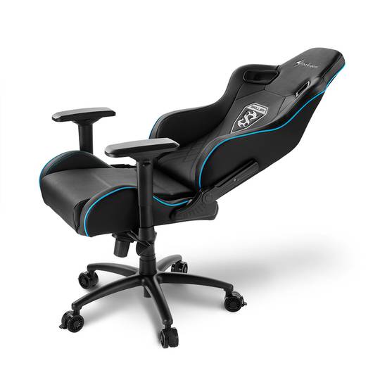 Sharkoon Skiller SGS4 Gaming-Stuhl in Schwarz und Blau