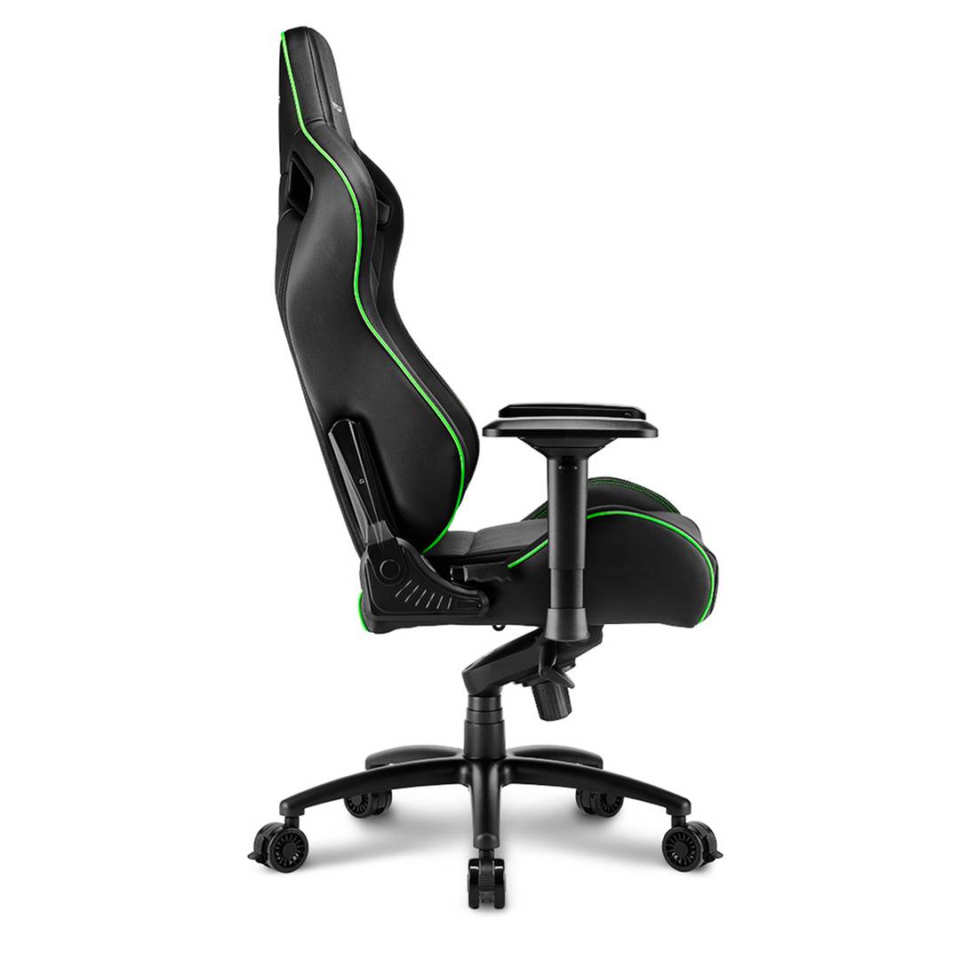 Chaise de jeu Sharkoon Skiller SGS4 en noir et vert