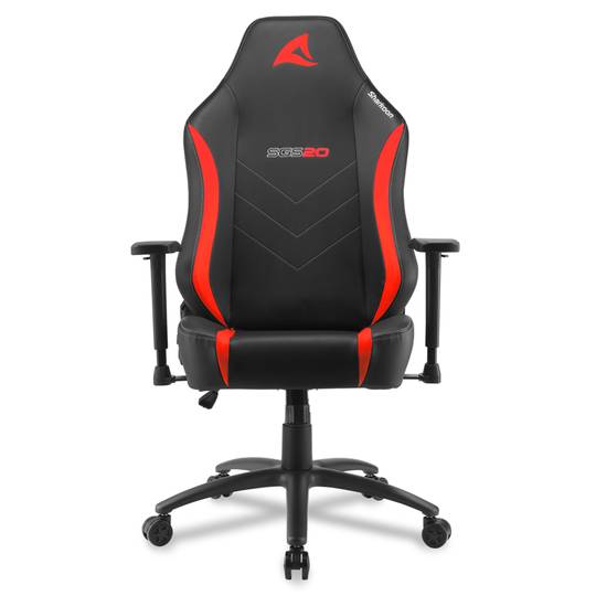 Fotel gamingowy Sharkoon SGS20 w kolorze czarno-czerwonym